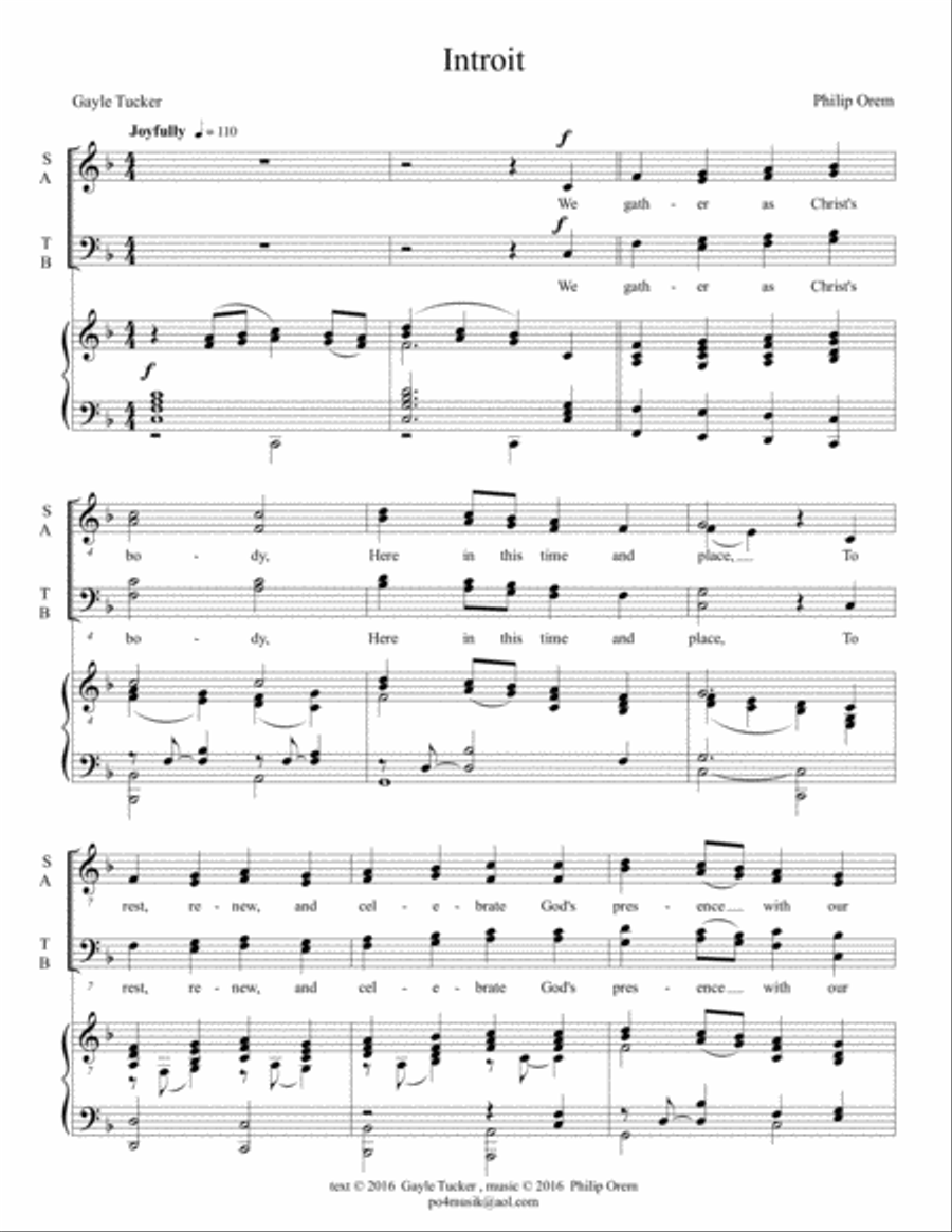 Introit, Offertory and Benediction 4-Part scores gallery preview page 2