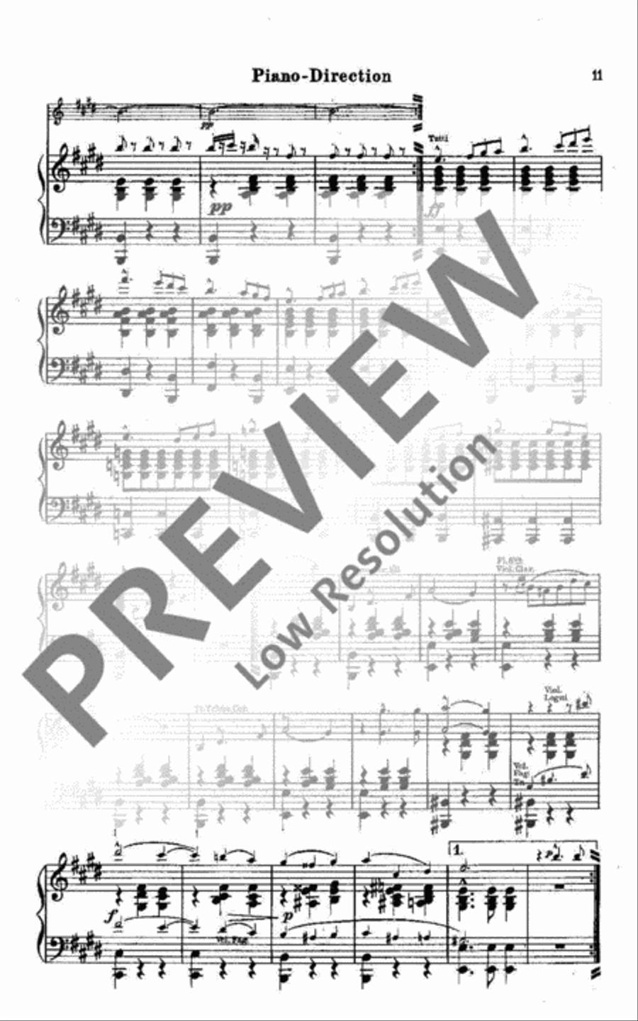 Hofballtänze Orchestra scores gallery preview page 12