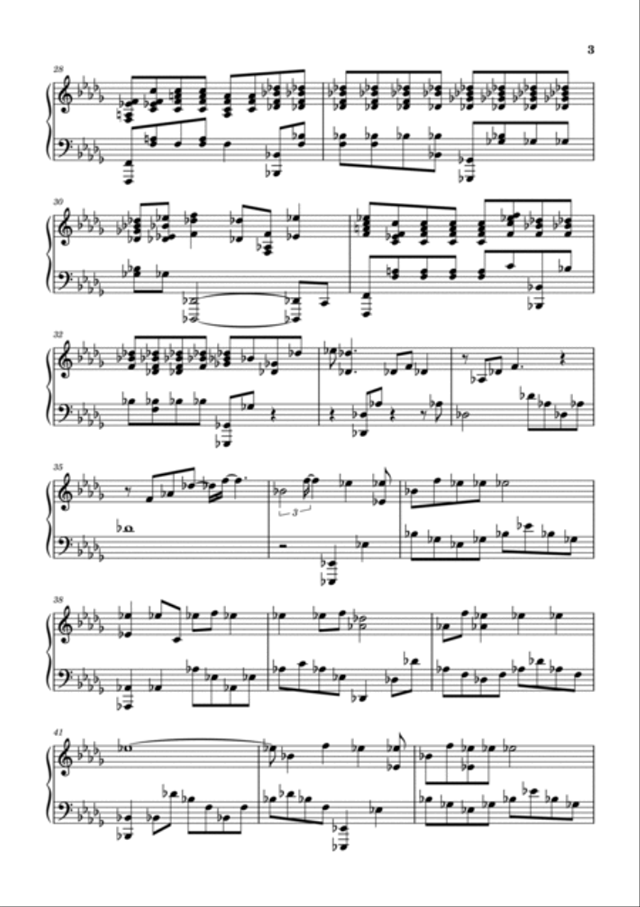 Snowman Piano Solo scores gallery preview page 3