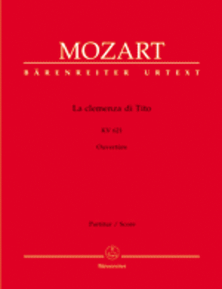 Book cover for La clemenza di Tito, KV 621