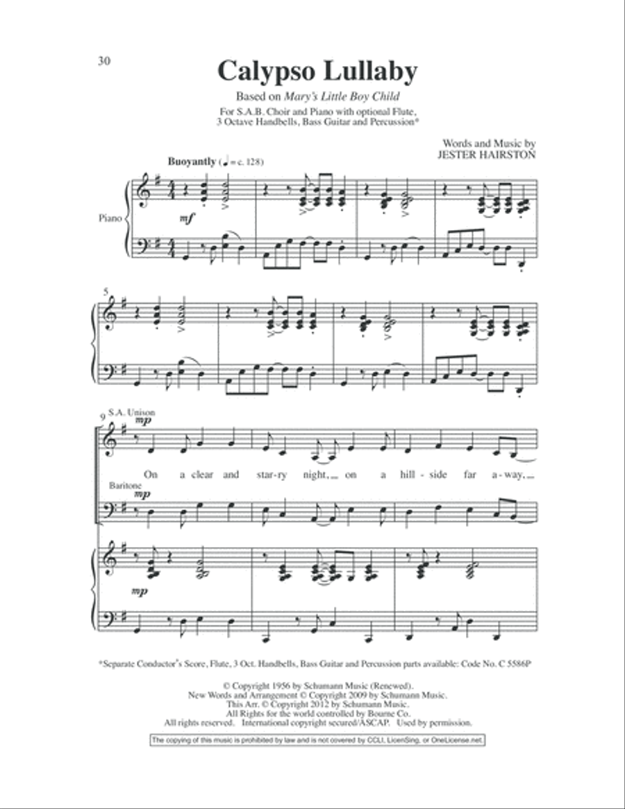 Easy Settings 2 3-Part scores gallery preview page 32