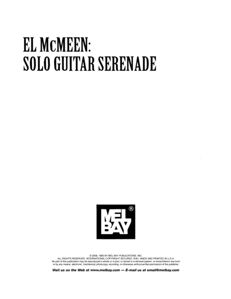 El McMeen: Solo Guitar Serenade
