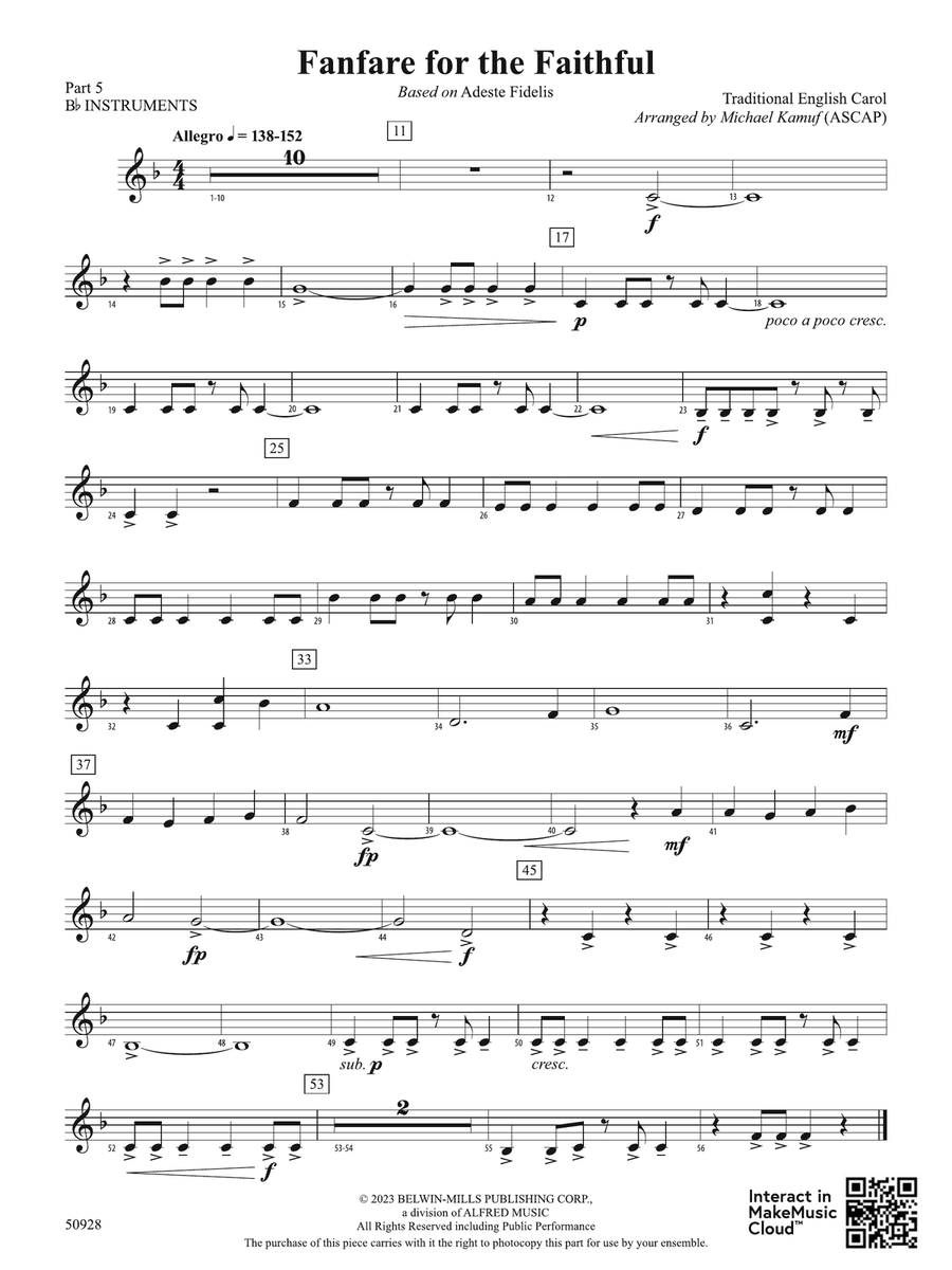 Fanfare for the Faithful: Part 5 - B-flat Instruments