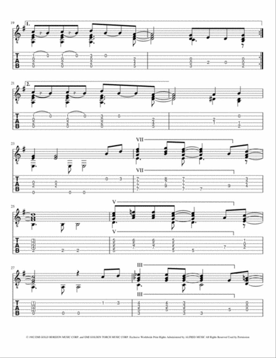 It Might Be You Guitar Solo scores gallery preview page 4