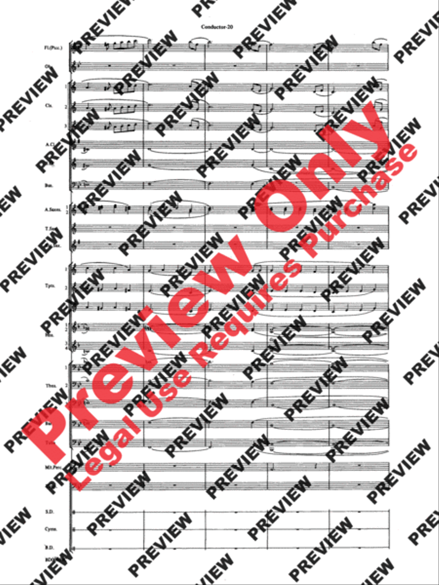 The Civil War The Civil War Concert Band scores gallery preview page 22