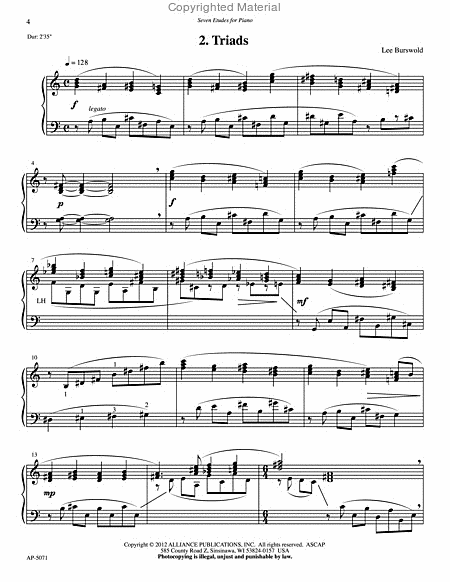 Seven Etudes for Piano image number null