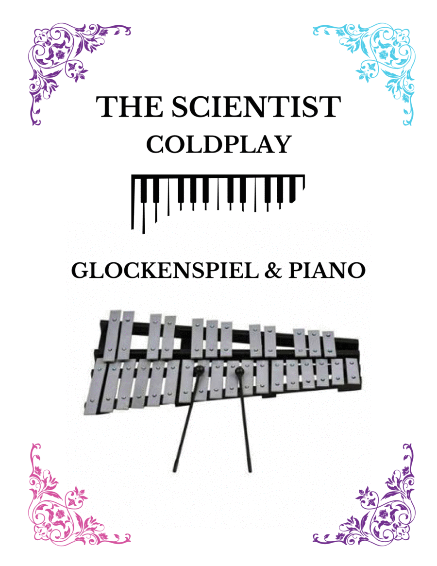 The Scientist Piano scores gallery preview page 1