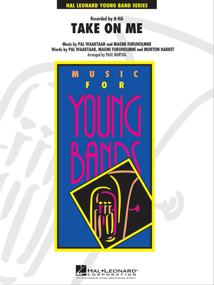 Take on Me Concert Band scores gallery preview page 1