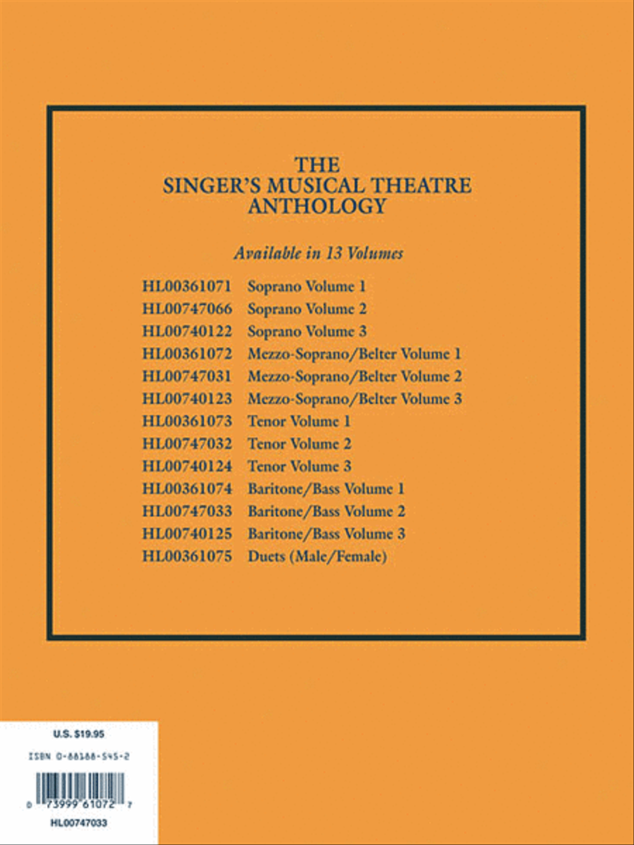 The Singer's Musical Theatre Anthology – Volume 2