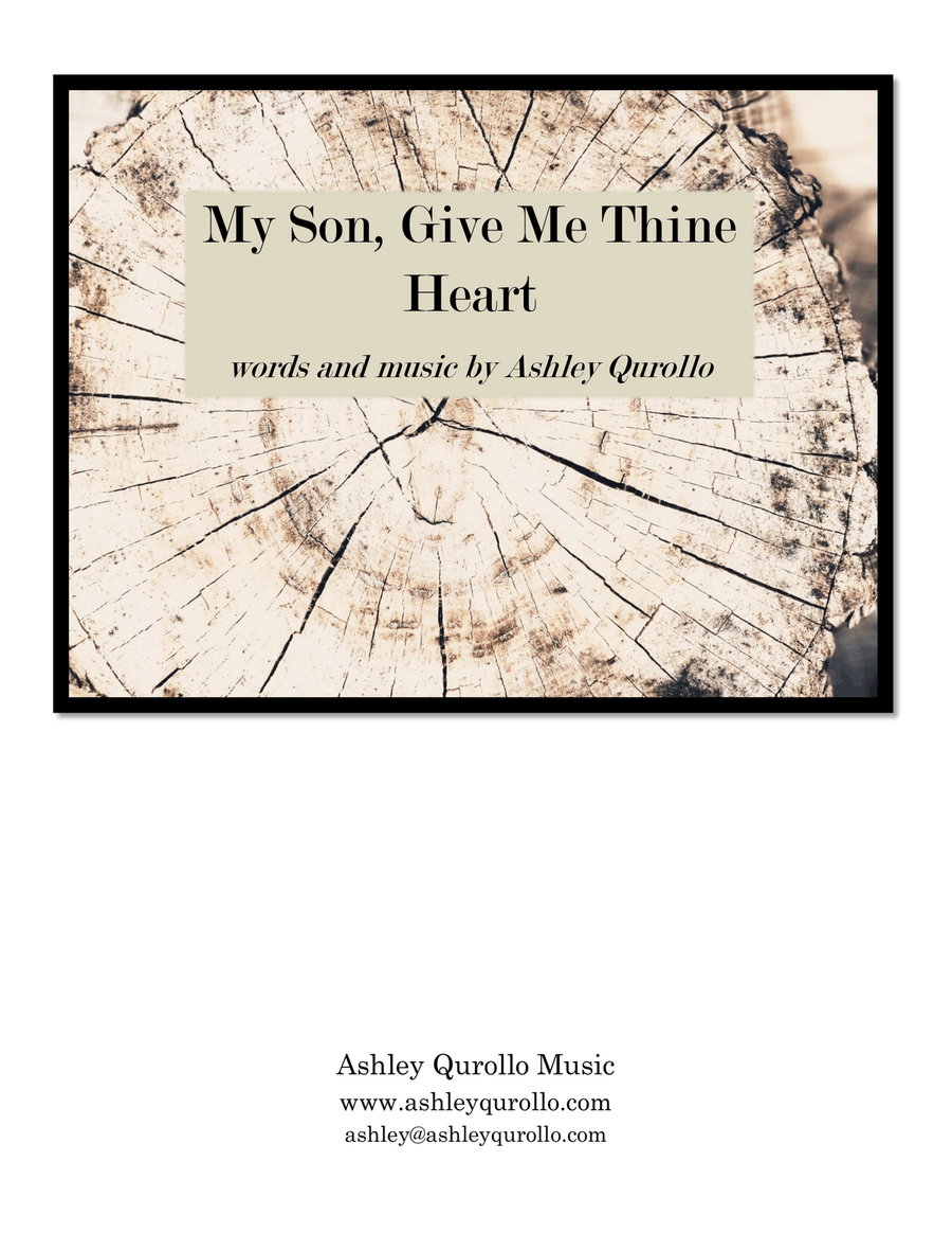 My Son, Give Me Thine Heart -- easy tenor/bass duet High Voice scores gallery preview page 1