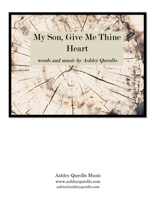 My Son, Give Me Thine Heart -- easy tenor/bass duet