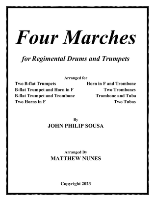 Four Marches for Brass and Drums