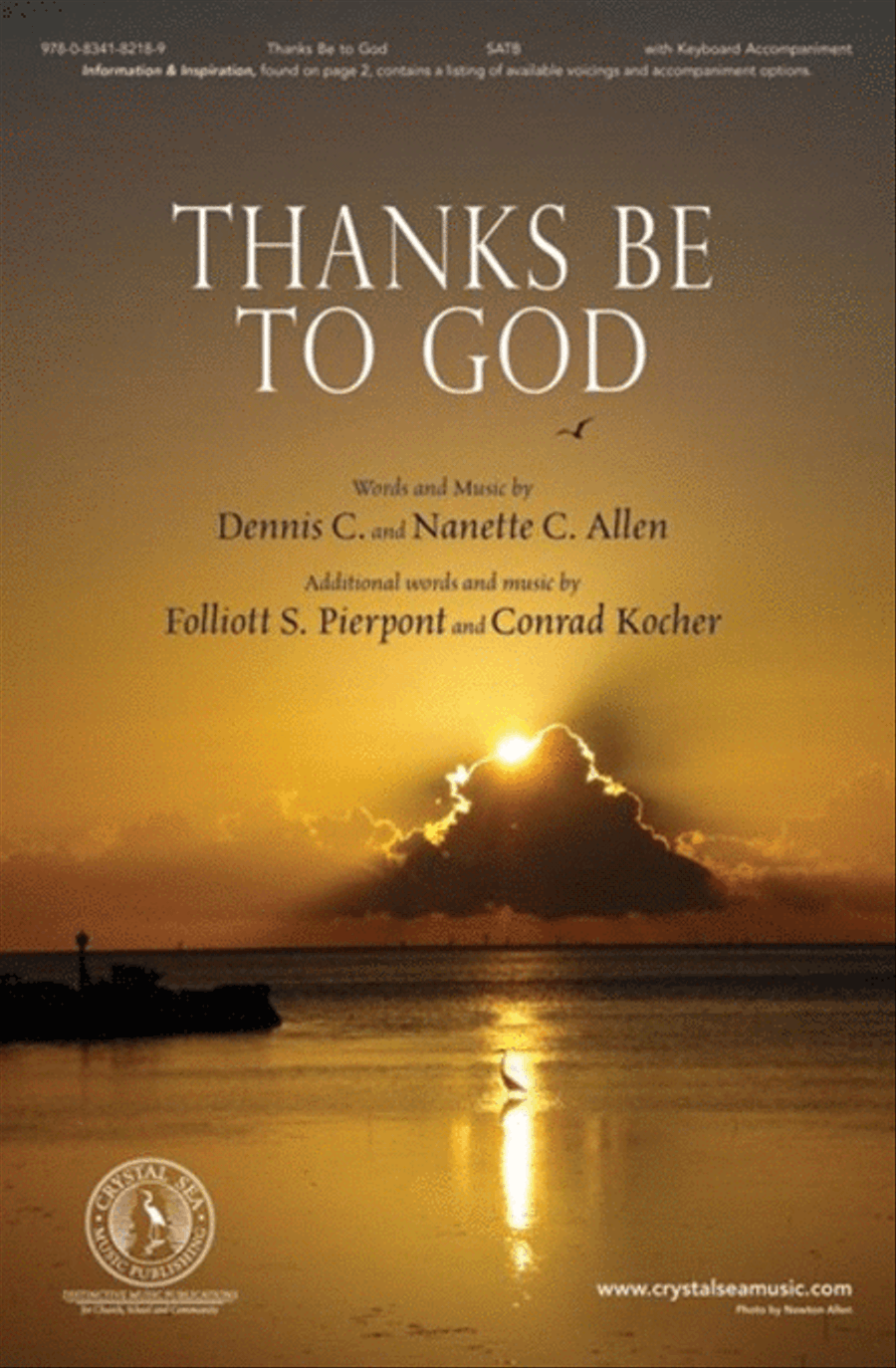 Thanks Be to God 4-Part scores gallery preview page 1