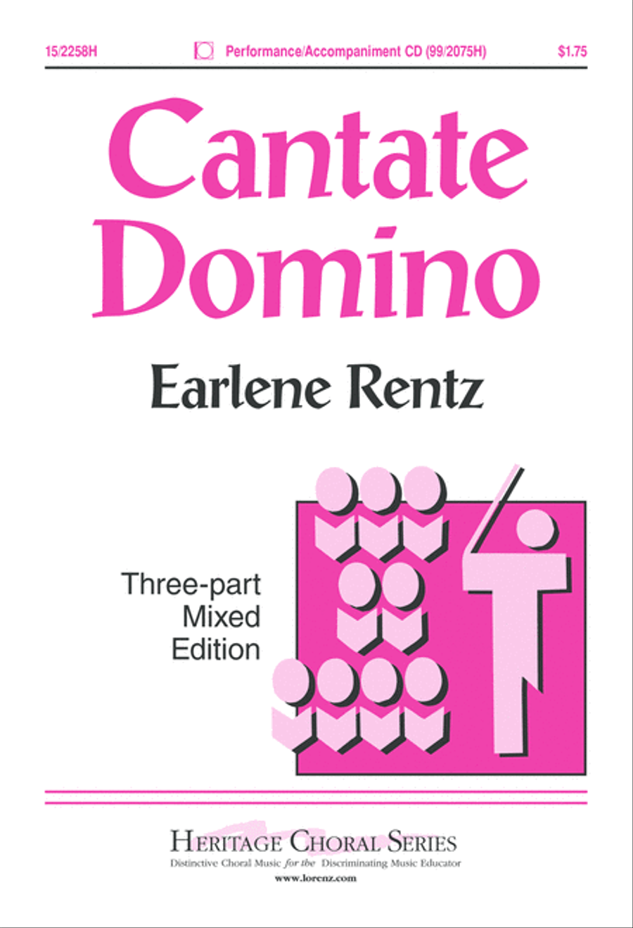 Cantate Domino Cantate Domino 3-Part scores gallery preview page 1
