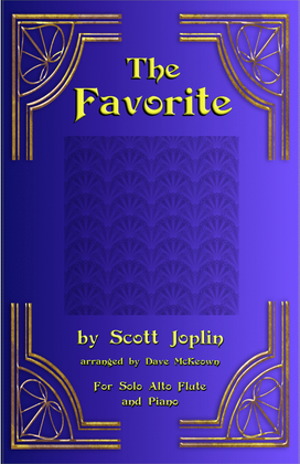 Book cover for The Favorite for solo Alto Flute and Piano