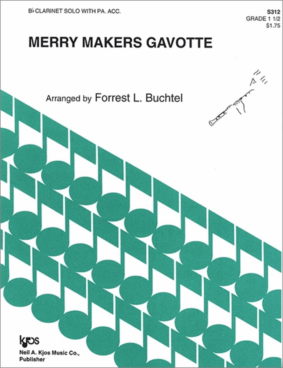 Merry Makers Gavotte Clarinet Solo scores gallery preview page 1