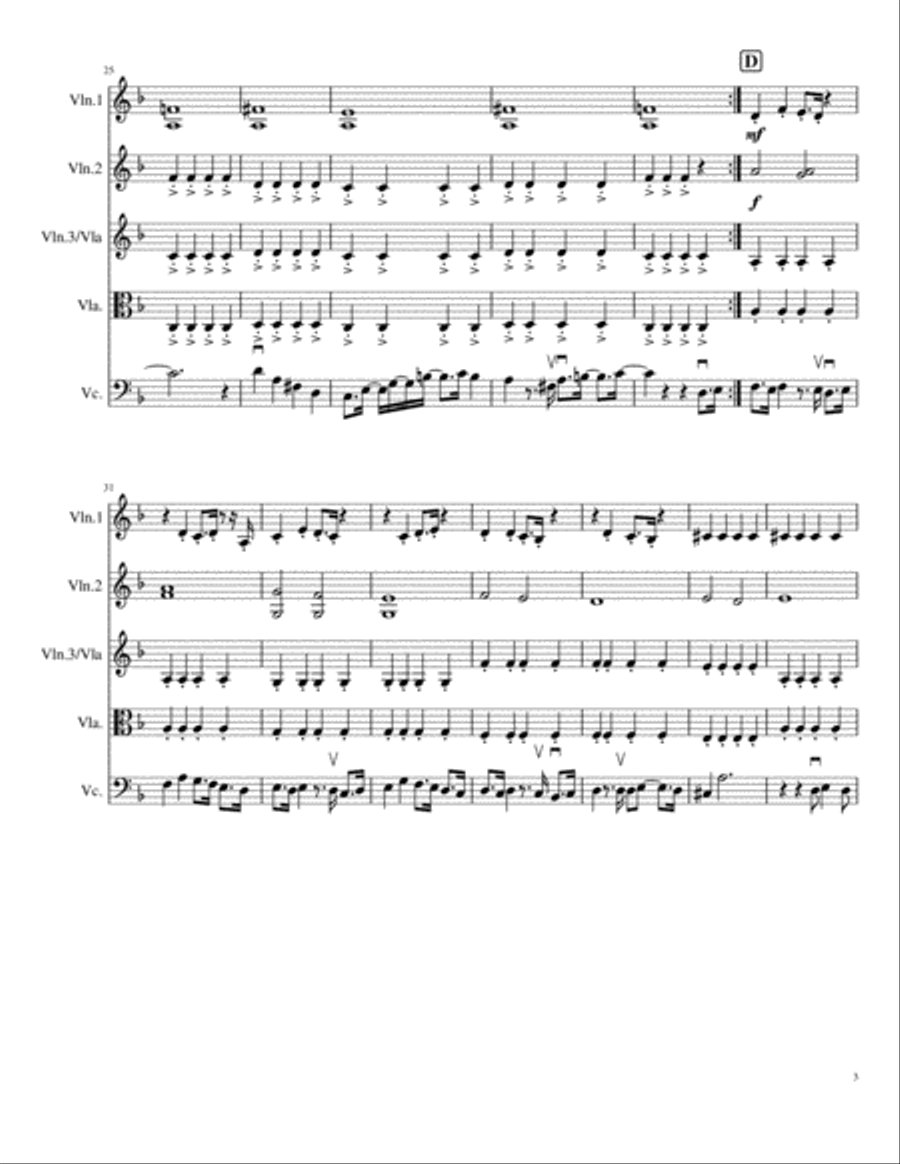 Happy Together Happy Together String Quartet scores gallery preview page 3