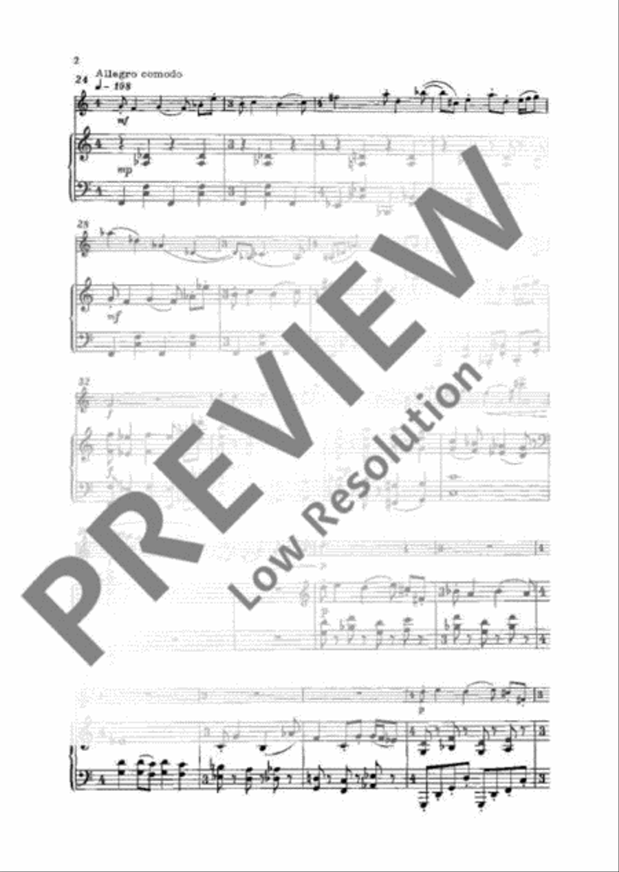 Small lyric Clarinet Solo scores gallery preview page 5