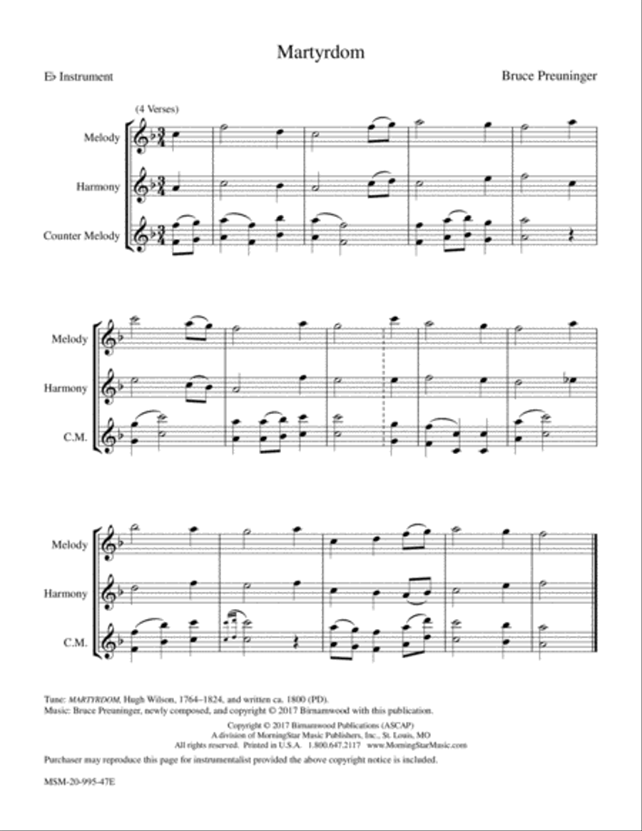 Martyrdom Martyrdom Piano and Keyboard scores gallery preview page 3