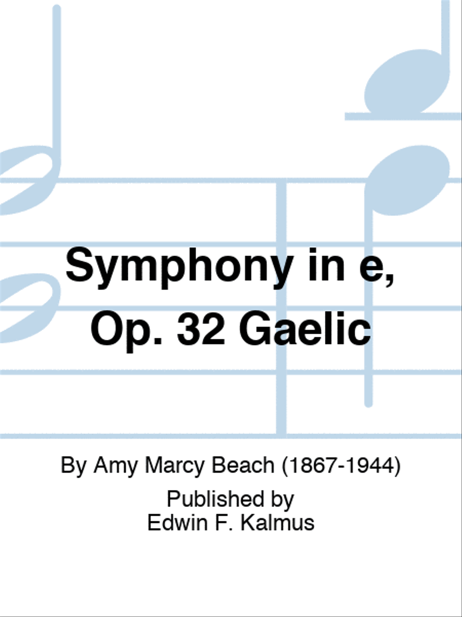 Symphony in e, Op. 32 