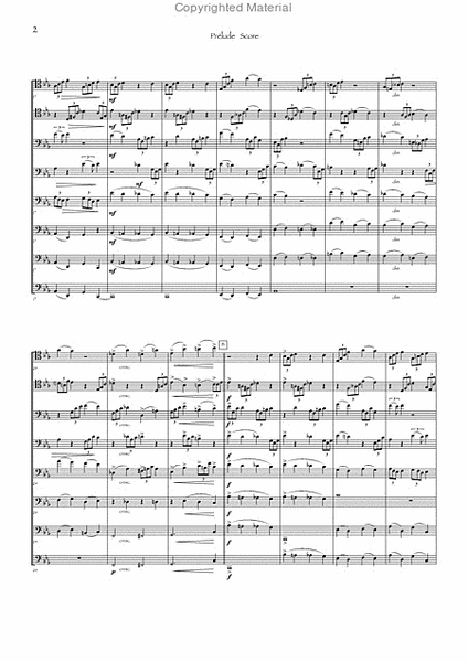 Prelude no. 8 (6 trombones tenors et 2 trombones basses)