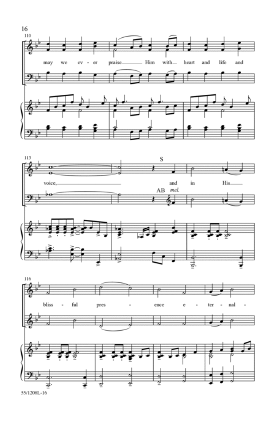 No Greater Love Choir scores gallery preview page 16
