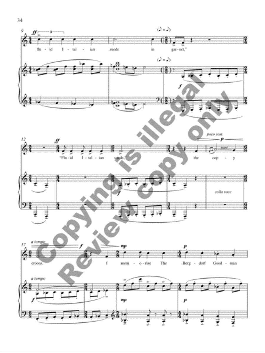 Songs for Mezzo-Soprano Songs for Mezzo-Soprano Mezzo-Soprano Voice scores gallery preview page 20