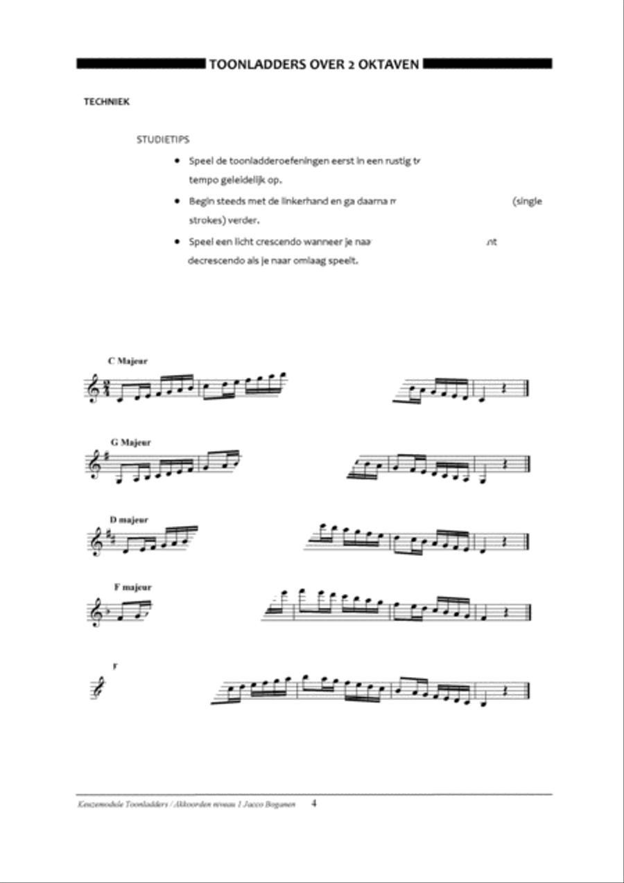 Percussion Modular: Toonladders / Akkoorden 1 Percussion scores gallery preview page 6