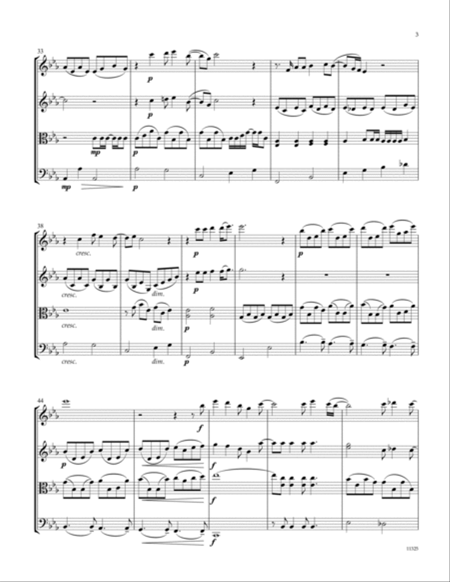 The Long And Winding Road String Quartet scores gallery preview page 3
