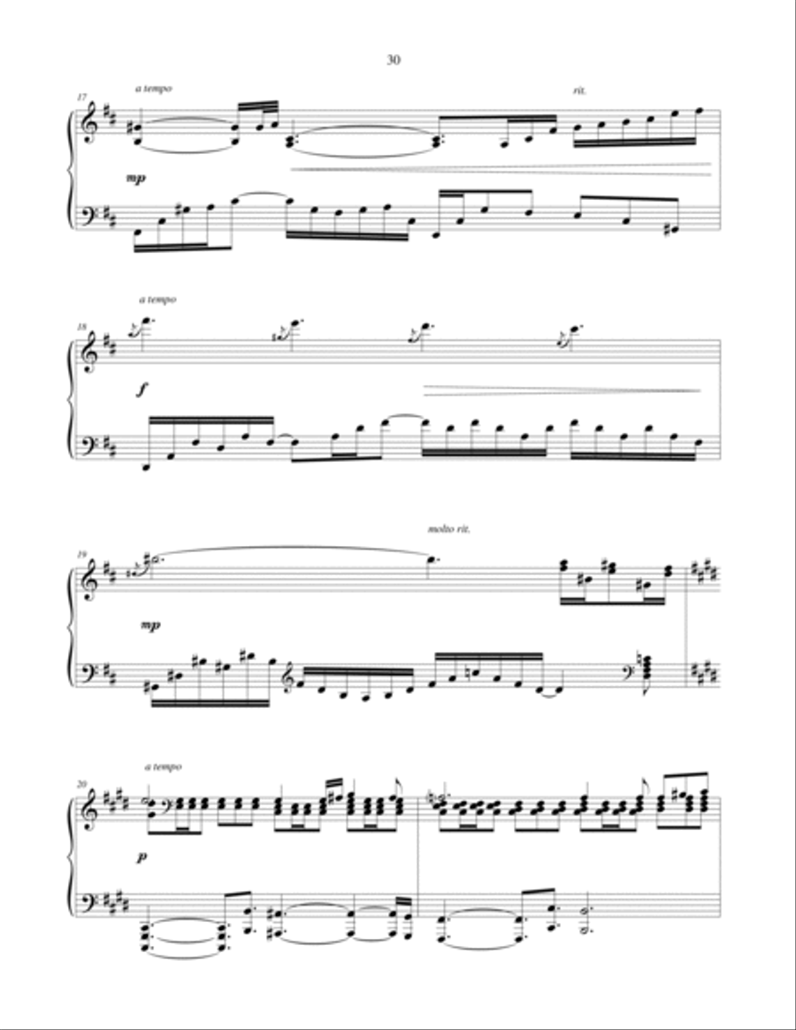 Three - piano solo Three - piano solo Piano Solo scores gallery preview page 4