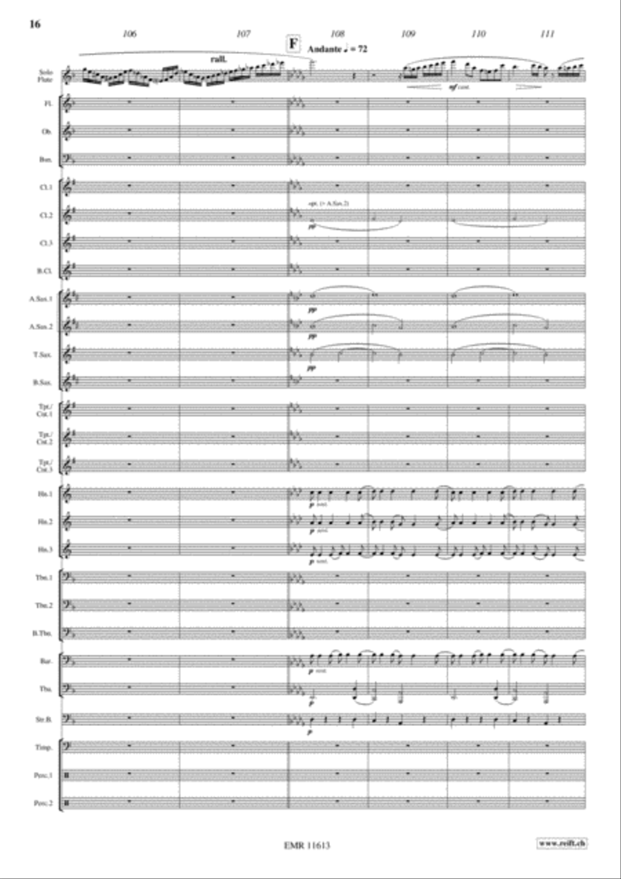 Carmen Fantasy Concert Band scores gallery preview page 17
