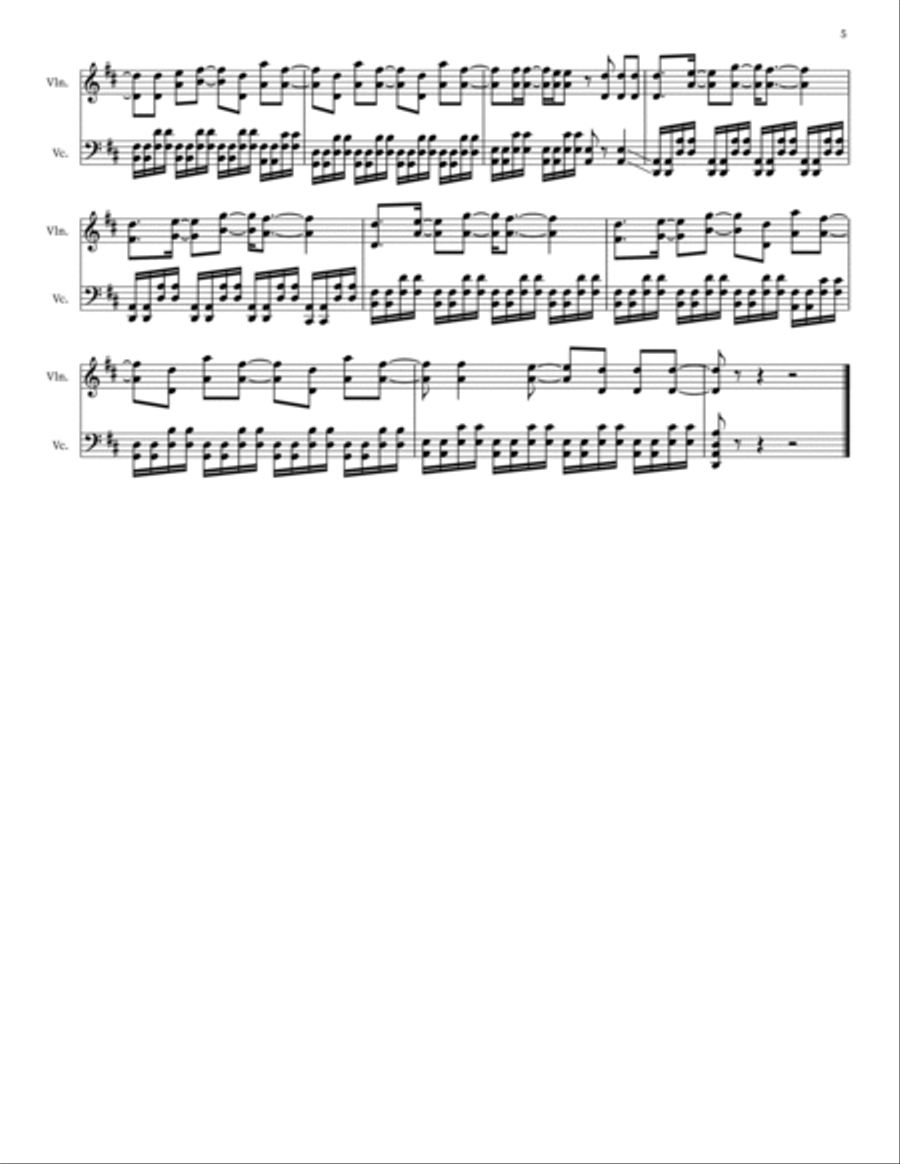 This Is Me This Is Me String Duet scores gallery preview page 5