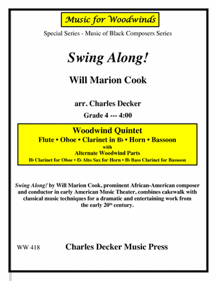 Book cover for Swing Along! for Woodwind Quintet