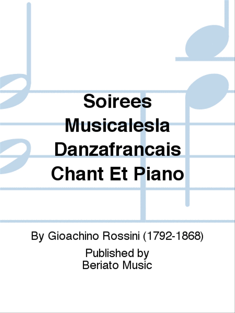 Soirees Musicalesla Danzafrancais Chant Et Piano Voice Solo scores gallery preview page 1