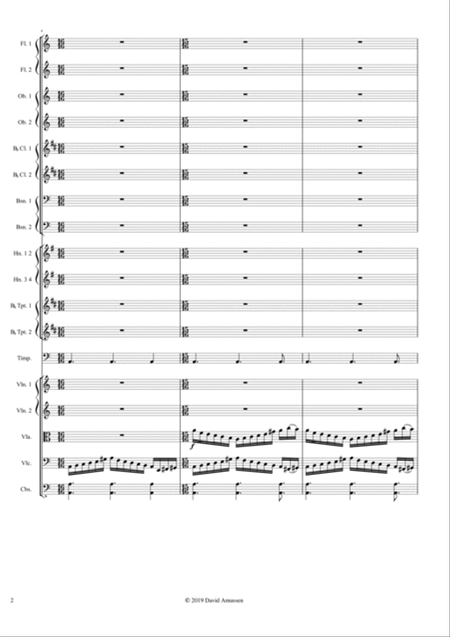 The Challenge of a Hero Full Orchestra scores gallery preview page 2