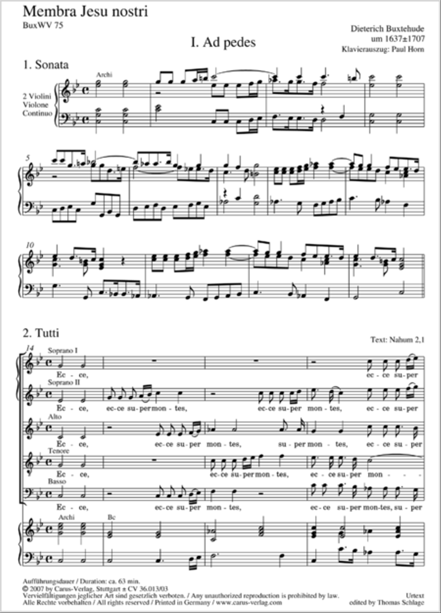 Membra Jesu nostri SSATB scores gallery preview page 82
