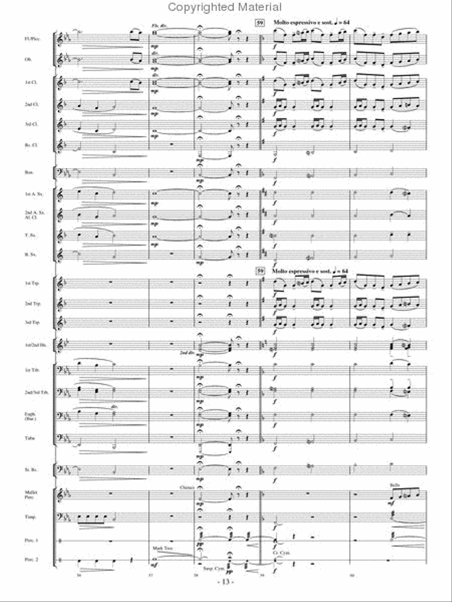 Make A Joyful Noise Concert Band scores gallery preview page 12