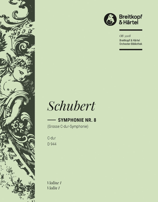 Book cover for Symphony No. 8 in C major D 944