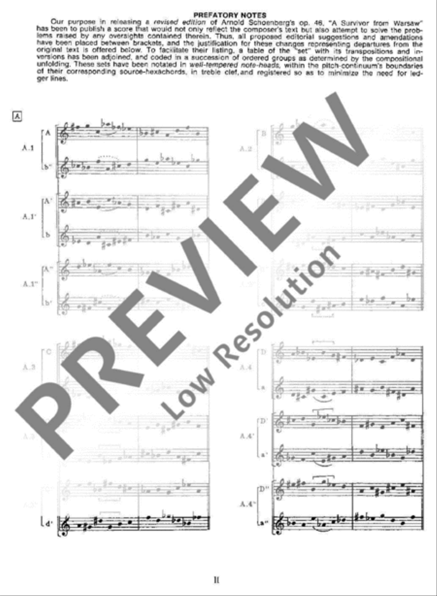 A Survivor from Warsaw A Survivor from Warsaw Men's Choir scores gallery preview page 9