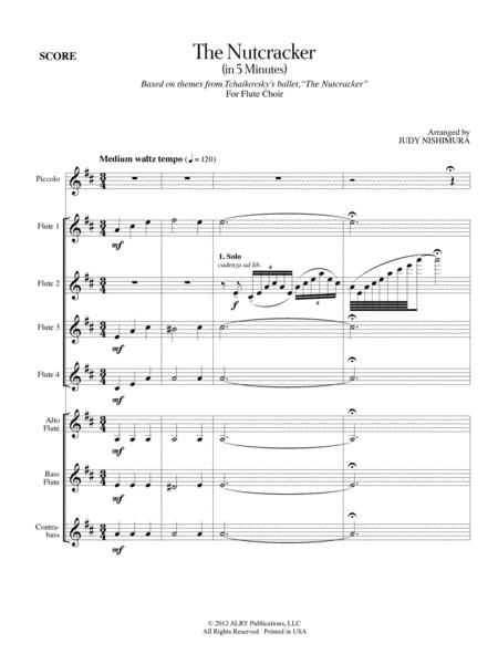 The Nutcracker (in 5 minutes) for Flute Choir image number null