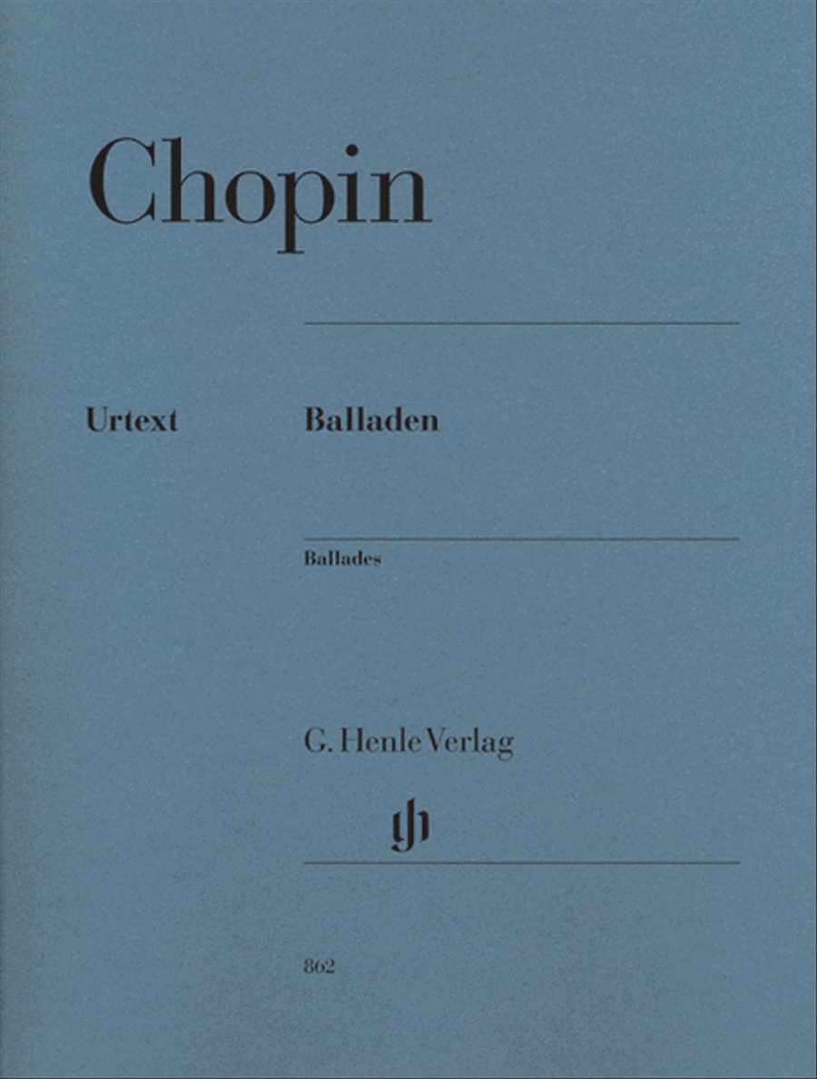 Book cover for Frederic Chopin – Ballades