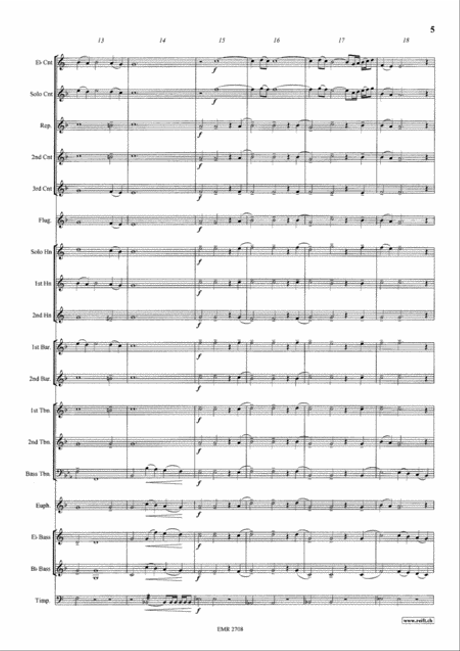 Farinelli Brass Band scores gallery preview page 6