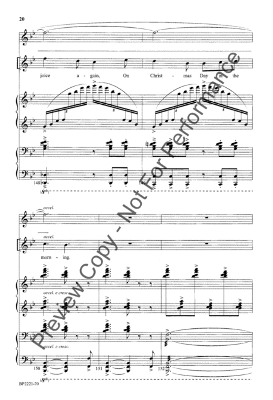 I Saw Three Ships - Hudson 4-Part scores gallery preview page 21