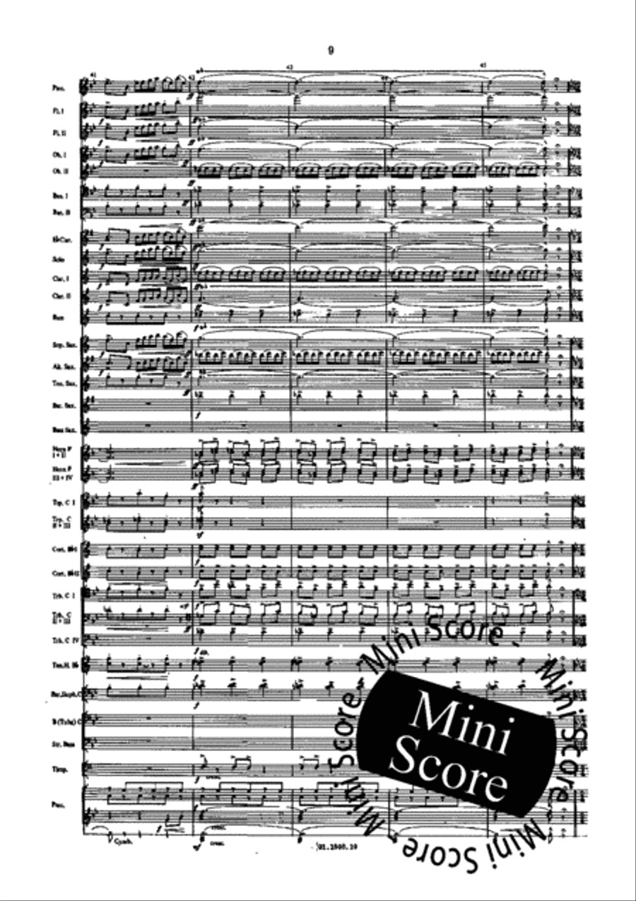 Suite Divertimento Concert Band scores gallery preview page 13
