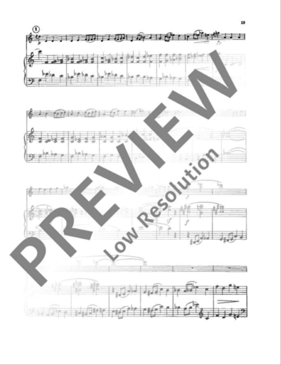 Sonata Sonata Alto Saxophone scores gallery preview page 16