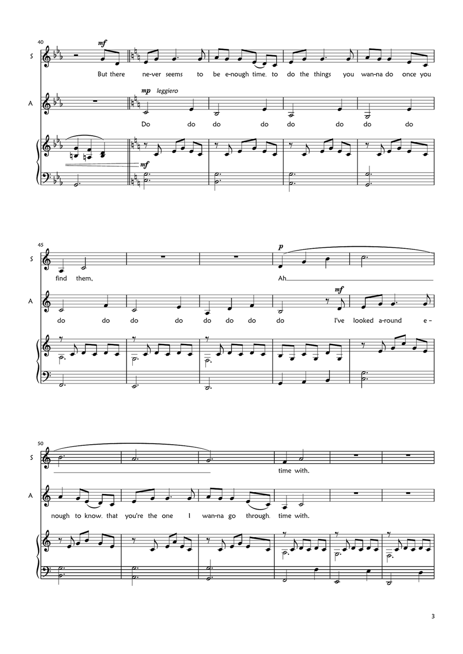 Time In A Bottle SA scores gallery preview page 3