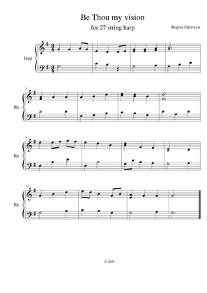 Be Thou My Vision - 27 string folk harp