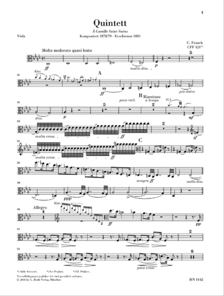 Piano Quintet in F minor Piano Quintet scores gallery preview page 6