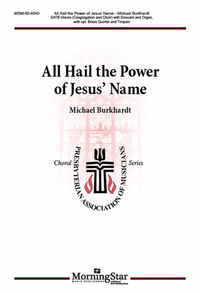 Book cover for All Hail the Power of Jesus' Name (Choral Score)