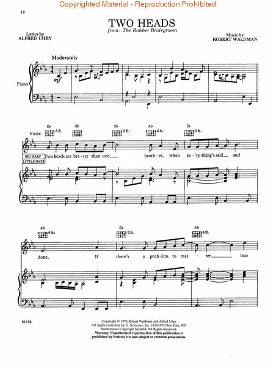 Robber Bridegroom Robber Bridegroom Voice scores gallery preview page 3